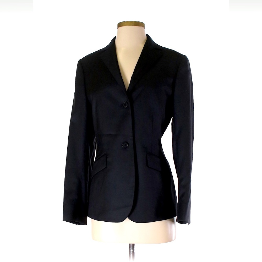 Women's Brooks Brothers 100% Wool Black Blazer